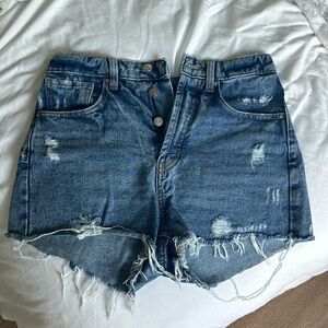 Target high rise cut off shorts